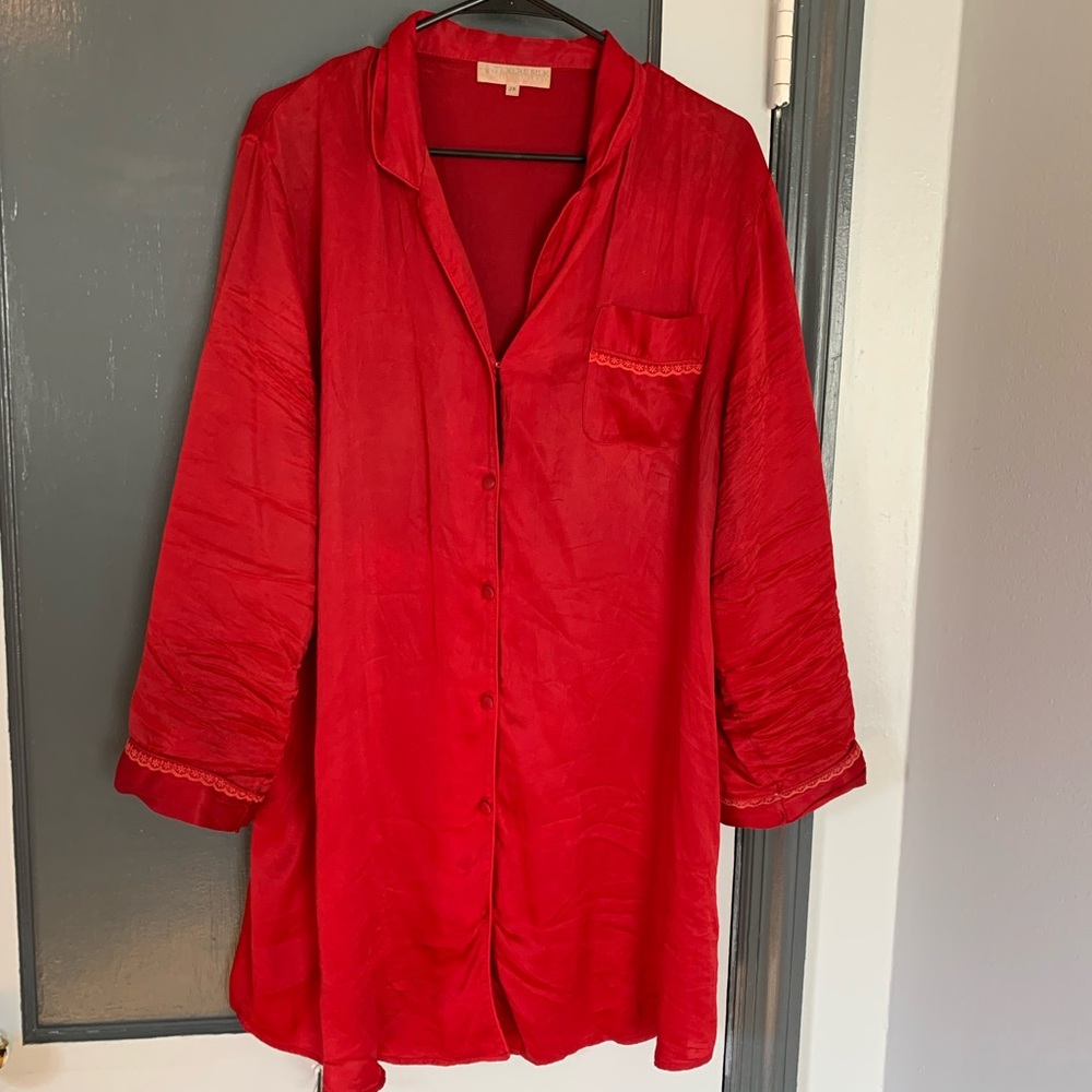 100% Silk PJ dress.